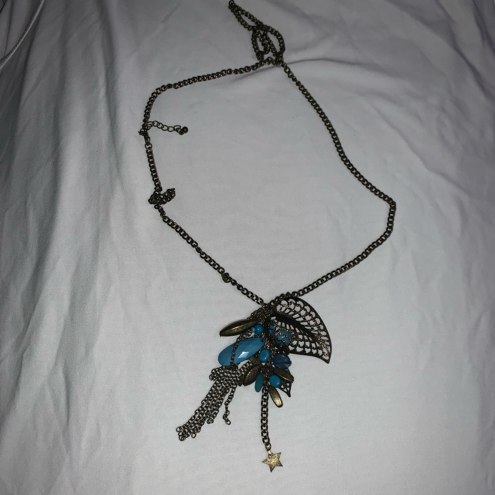 Cute beaded charm necklace